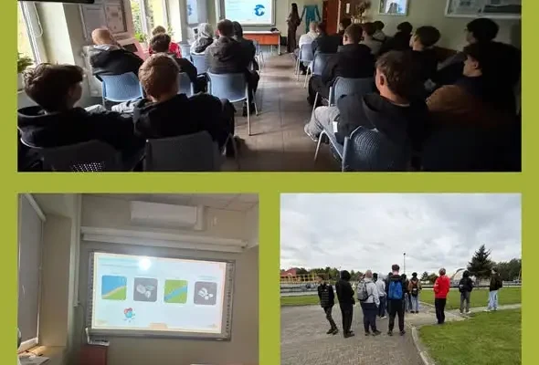 Młodzież z ZST w Jastrzębiu-Zdroju zgłębiała tajniki ekologii w Centrum Edukacji Ekologicznej