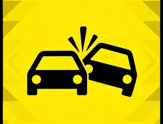 Jastrzębie-Zdrój: auto uderzyło w latarnię na skrzyżowaniu Podhalańskiej i Mazowieckiej