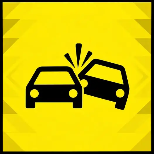 Jastrzębie-Zdrój: auto uderzyło w latarnię na skrzyżowaniu Podhalańskiej i Mazowieckiej